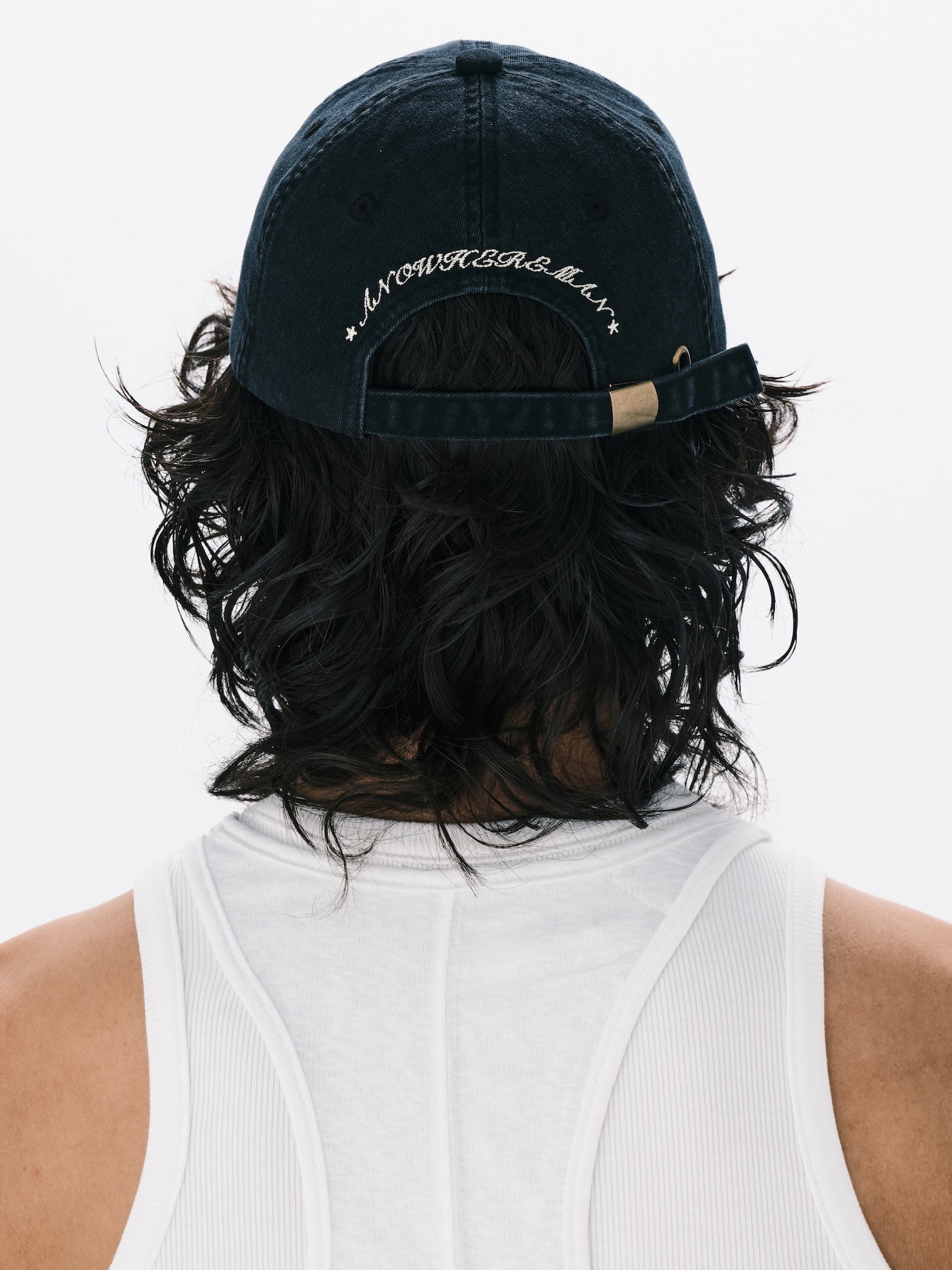 RAW EDGE BASEBALL CAP BLACK